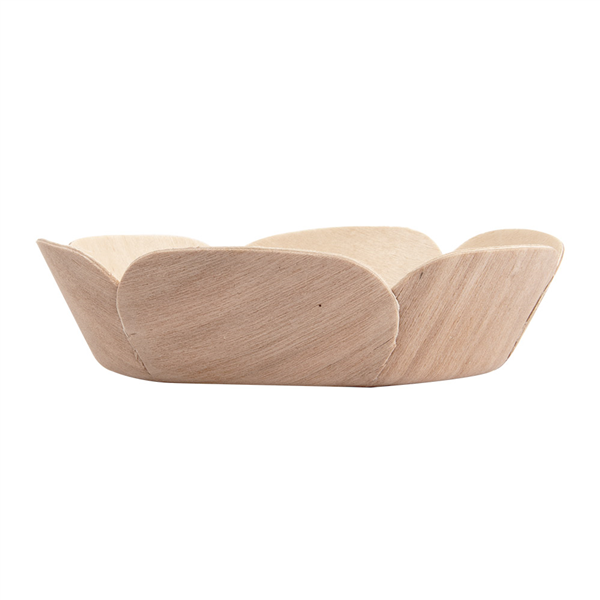 BOLS "WOOD"  Ø 11,5x3 CM NATUREL BOIS (50 UNITÉ) - Garcia de Pou