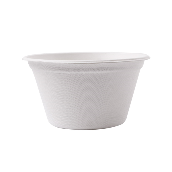 POTS "BIONIC" 360 ML Ø 11,6x6,3 CM BLANC BAGASSE (500 UNITÉ) - Garcia de Pou