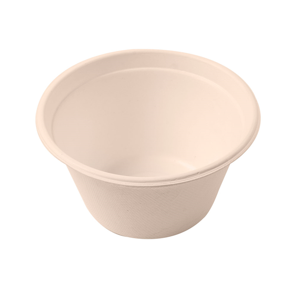 POTS "BIONIC" 360 ML Ø 11,6x6,3 CM NATUREL BAGASSE (500 UNITÉ) - Garcia de Pou