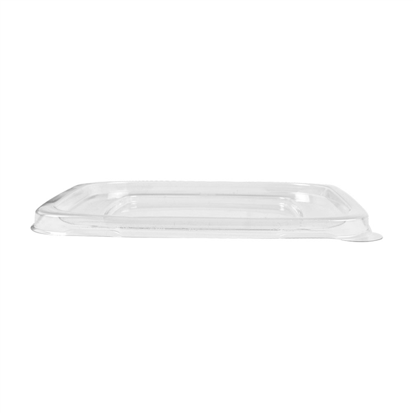 COUVERCLES BAS POUR 228.40/41/42 - 226.93/94/95 "BIONIC"  18,5x18,5x1,3 CM TRANSPARENT PET (400 UNITÉ) - Garcia de Pou