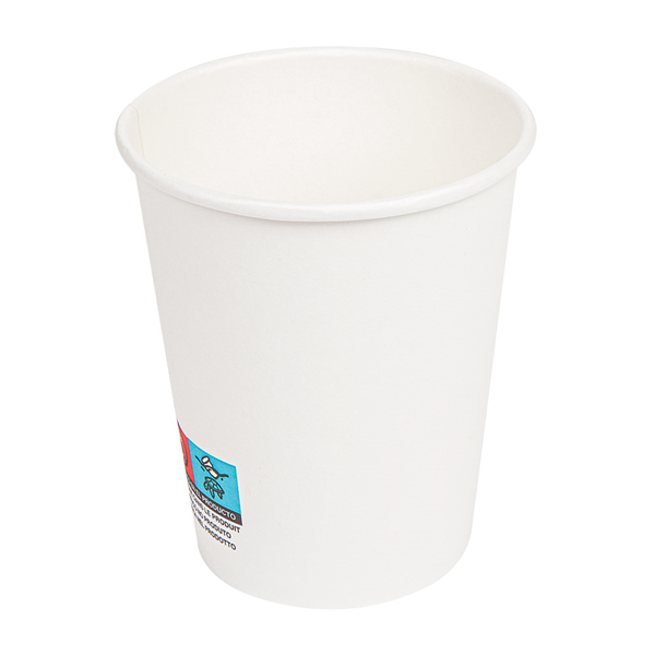 GOBELETS BOISSONS CHAUDES 1 PAROI 240 ML 280 + 18 PE G/M2 Ø8/5,6x9,2 CM BLANC CARTON (1000 UNITÉ) - Garcia de Pou