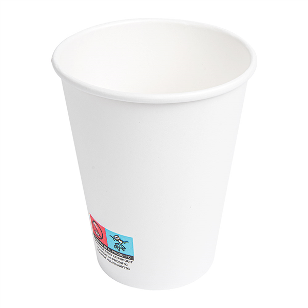 GOBELETS BOISSONS CHAUDES 1 PAROI 360 ML 300 + 18 PE G/M2 Ø9/6x11 CM BLANC CARTON (900 UNITÉ) - Garcia de Pou