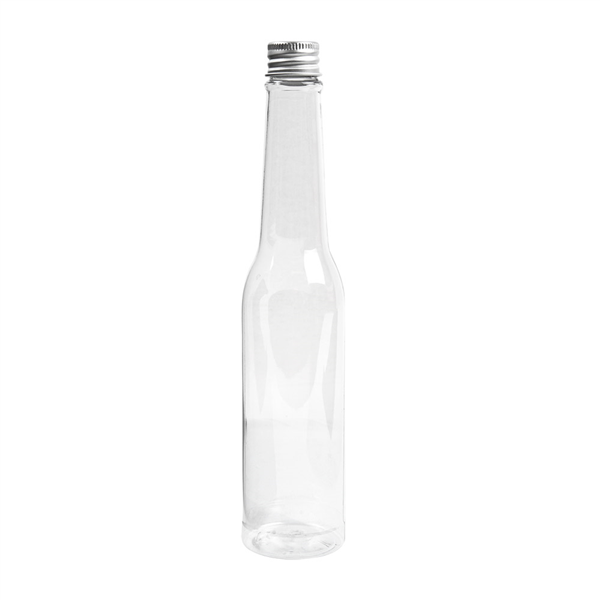 FLACONS AVEC BOUCHON EN ALUMINIUM 180 ML Ø4,3x20,5 CM TRANSPARENT PET (210 UNITÉ) - Garcia de Pou