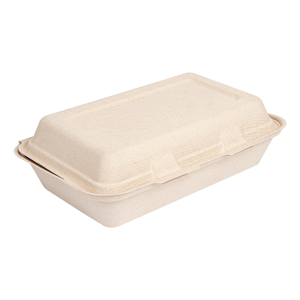 COQUILLES "L" "BIONIC" 1 L 16x24x7,5 CM NATUREL BAGASSE (400 UNITÉ) - Garcia de Pou