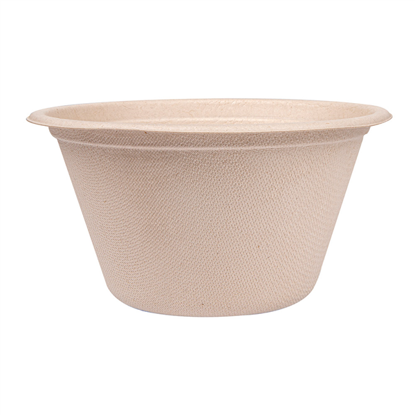 SALADIERS "BIONIC" 750 ML Ø15,5x8,4 CM NATUREL BAGASSE (600 UNITÉ) - Garcia de Pou