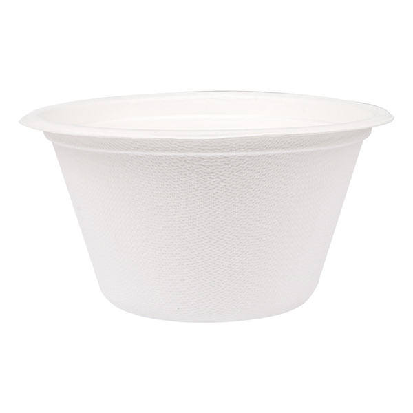 SALADIERS "BIONIC" 750 ML Ø15,5x8,4 CM BLANC BAGASSE (600 UNITÉ) - Garcia de Pou