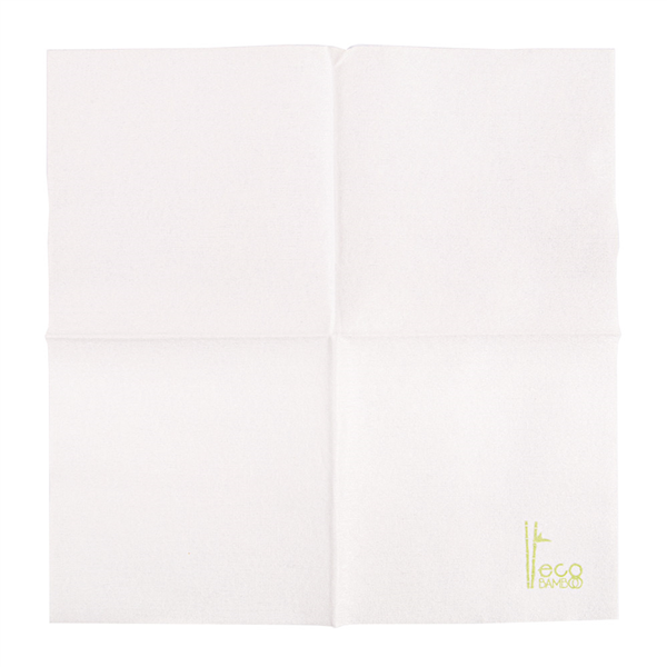 SERVIETTES "ECO-BAMBOO" 70 G/M2 20x20 CM BLANC BAMBOU (3600 UNITÉ) - Garcia de Pou