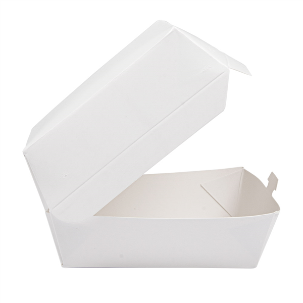 BOÎTES MINI BURGER  250 G/M2 7,3x7,7x5 CM BLANC CARTON (500 UNITÉ) - Garcia de Pou