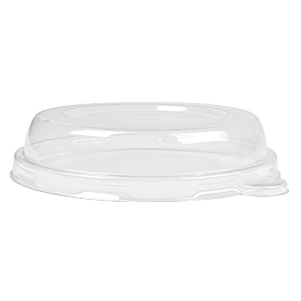 COUVERCLES HAUTS POUR RÉFÉRENCE 233.03/04 "BIONIC"  Ø12,4x2,5 CM TRANSPARENT PET- destockage