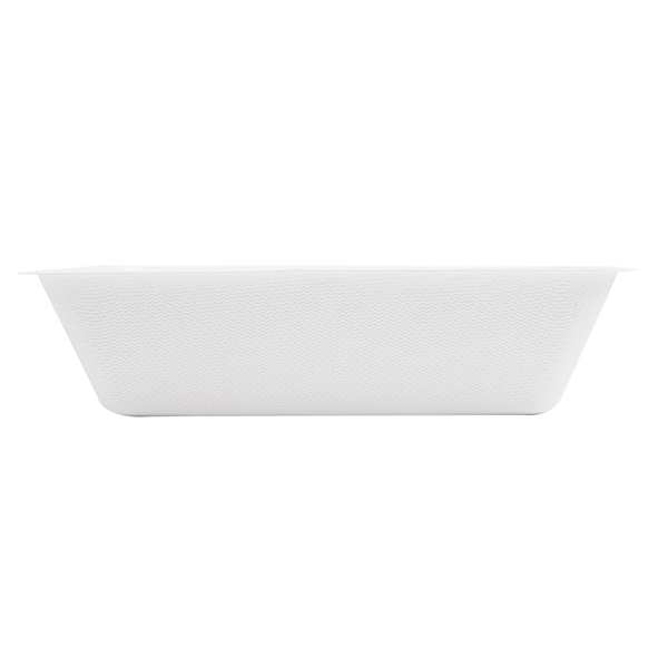 BARQUETTES "BIONIC" 800 ML 20,3x13,6x5 CM BLANC BAGASSE (500 UNITÉ) - Garcia de Pou