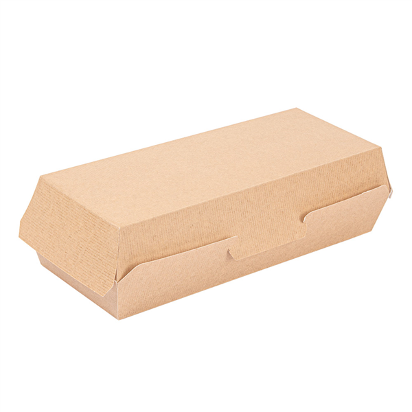 BOÎTES "PANINI" "THEPACK" 220 G/M2 26,5x12,2x7 CM NATUREL CARTON ONDULÉ NANO-MICRO (300 UNITÉ) - Garcia de Pou