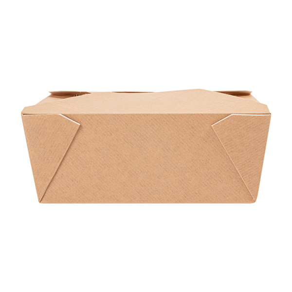 BOÎTES AMÉRICAINES MICRO-ONDABLES "THEPACK" 1350 ML 220 + 12PP G/M2 15,2x12,1x6,5 CM NATUREL CARTON ONDULÉ NANO-MICRO (300 UNITÉ) - Garcia de Pou