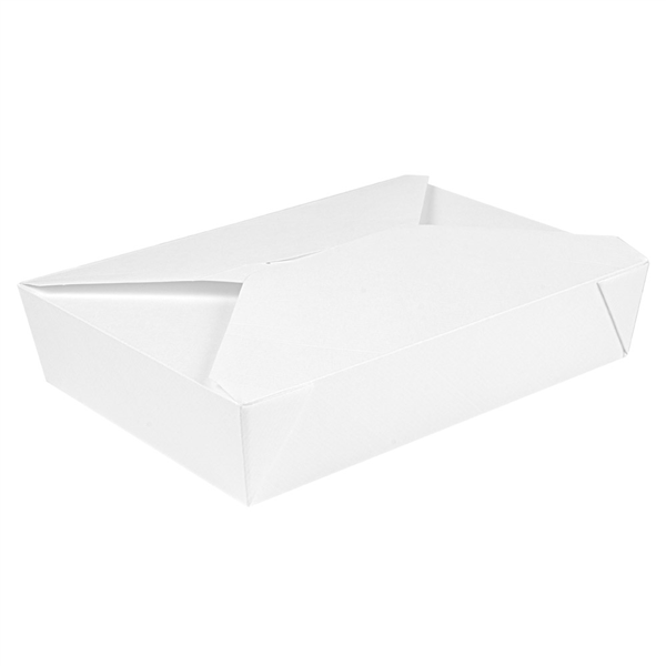 BOÎTES AMÉRICAINES MICRO-ONDABLES "THEPACK" 1470 ML 230 + 12PP G/M2 19,6x14x4,5 CM BLANC CARTON ONDULÉ NANO-MICRO (300 UNITÉ) - Garcia de Pou