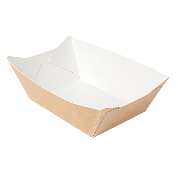 BARQUETTES "THEPACK" 960 G 220 G/M2 10,6x7,2x5,2 CM NATUREL CARTON ONDULÉ NANO-MICRO (1200 UNITÉ) - Garcia de Pou