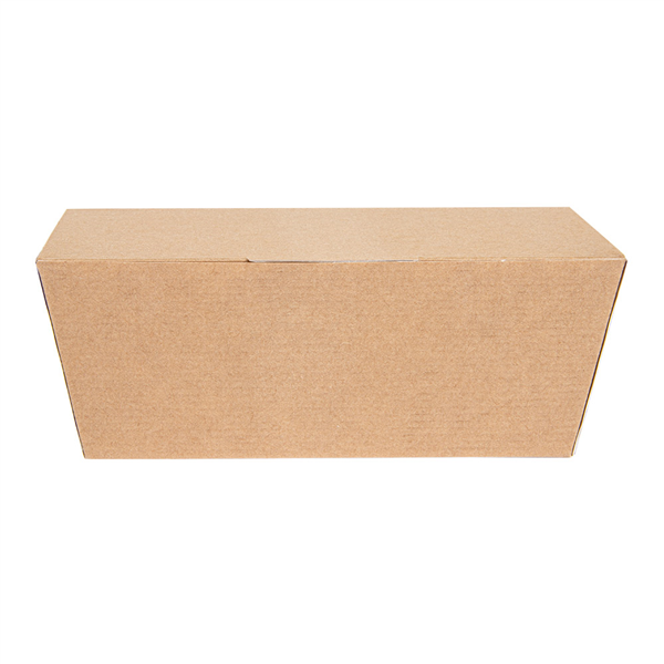 BOÎTES "LUNCH BOX" COUVERCLES "THEPACK" 500 ML (16 oz) 220 G/M2 14x9,7x5 CM NATUREL CARTON ONDULÉ NANO-MICRO (480 UNITÉ) - Garcia de Pou