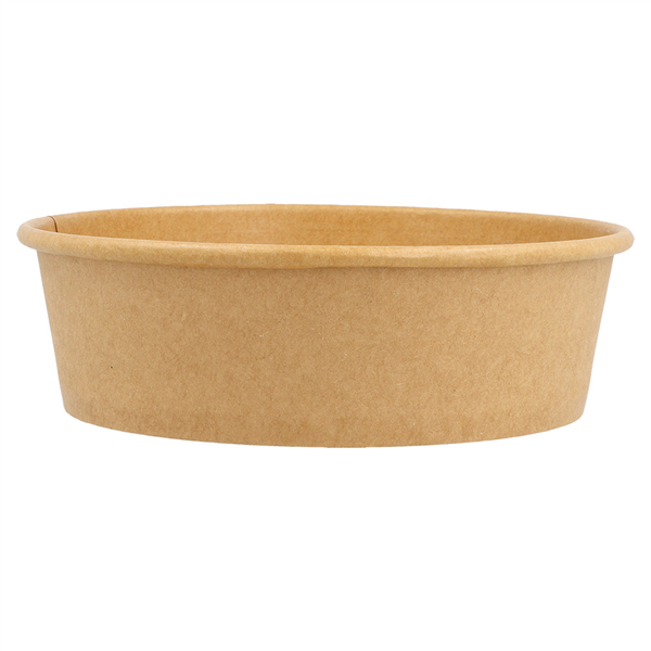 POTS SALADIERS 1300 ML 337 G/M2 + PE Ø 18,7/16x7 CM NATUREL KRAFT (300 UNITÉ) - Garcia de Pou