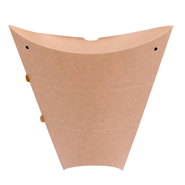 RÉCIPIENTS POUR CRÊPES  250 G/M2 22,5x21,5x4 CM MARRON CARTON (500 UNITÉ) - Garcia de Pou