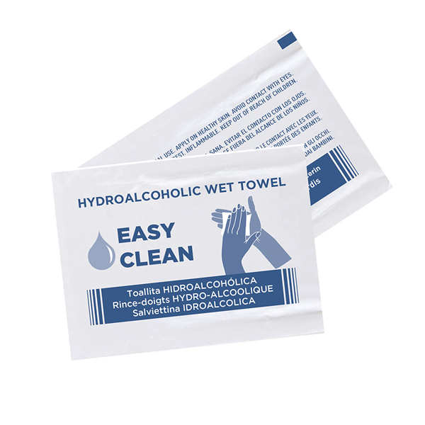 RINCE-DOIGTS HYDRO-ALCOOLIQUES "EASY CLEAN"  6x8 CM BLANC CELLULOSE (1500 UNITÉ) - Garcia de Pou