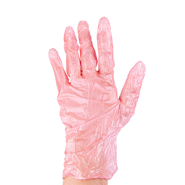 GANTS AVEC TALC  SIZE: S ROUGE PVC (100 UNITÉ) - Garcia de Pou