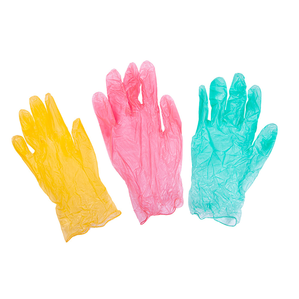 GANTS AVEC TALC  SIZE: L ASSORTI PVC (100 UNITÉ) - Garcia de Pou