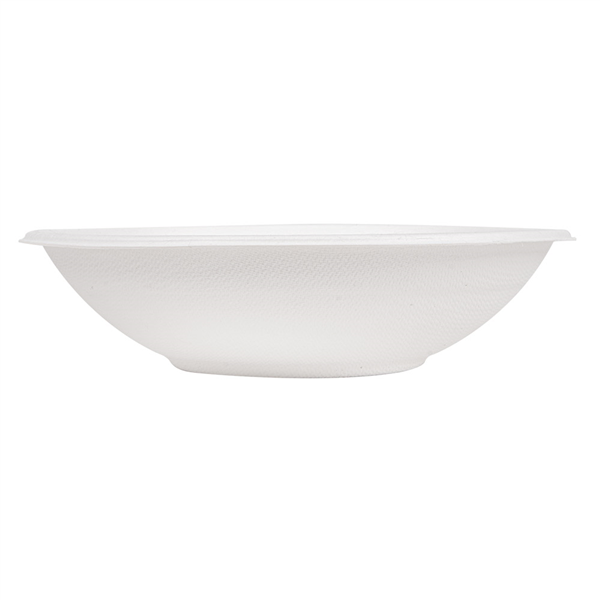 BOLS "BIONIC" 700 ML Ø 19,6x4,8 CM BLANC BAGASSE (400 UNITÉ) - Garcia de Pou