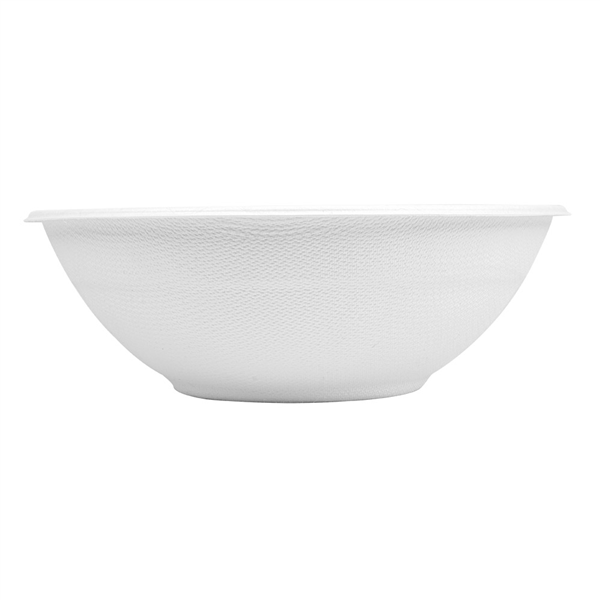 BOLS "BIONIC" 950 ML Ø 19,6x6,5 CM BLANC BAGASSE (400 UNITÉ) - Garcia de Pou