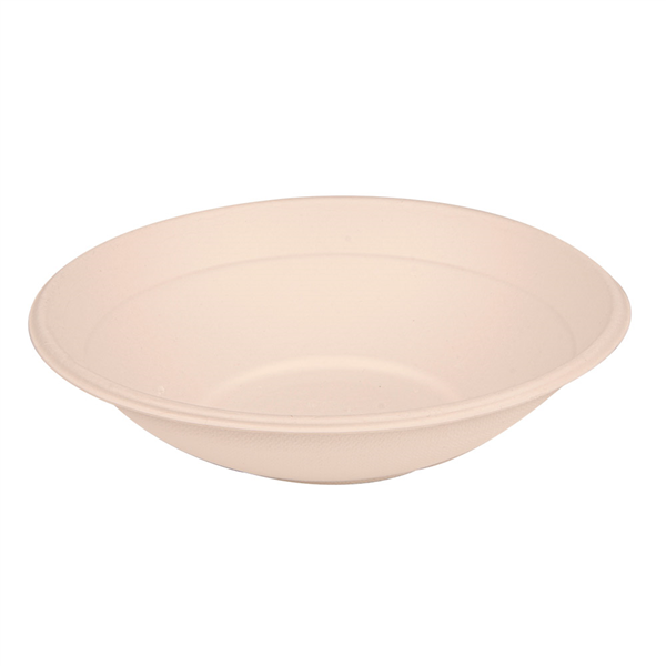 BOLS "BIONIC" 700 ML Ø 19,6x4,8 CM NATUREL BAGASSE (400 UNITÉ) - Garcia de Pou