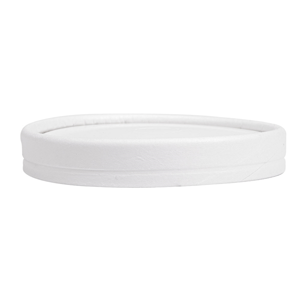 COUVERCLES POUR GOBELETS  280 G/M2 + PE Ø 9 CM BLANC CARTON (1000 UNITÉ) - Garcia de Pou