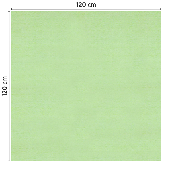 NAPPES PLIAGE M "LIKE LINEN" 70 G/M2 120x120 CM VERT POMME SPUNLACE (200 UNITÉ) - Garcia de Pou