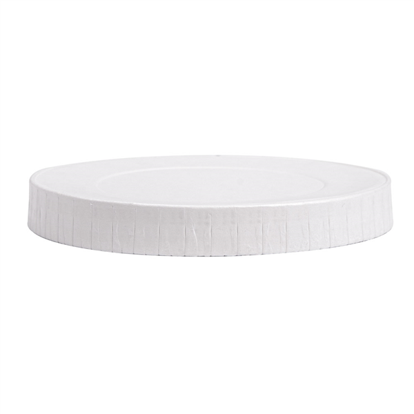 COUVERCLES POUR GOBELETS  280 G/M2 + PE Ø 8 CM BLANC CARTON (1000 UNITÉ) - Garcia de Pou