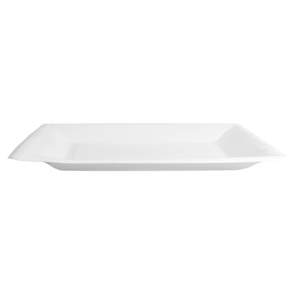 ASSIETTES CARRÉES  220 G/M2 18x18 CM BLANC CARTON (400 UNITÉ) - Garcia de Pou