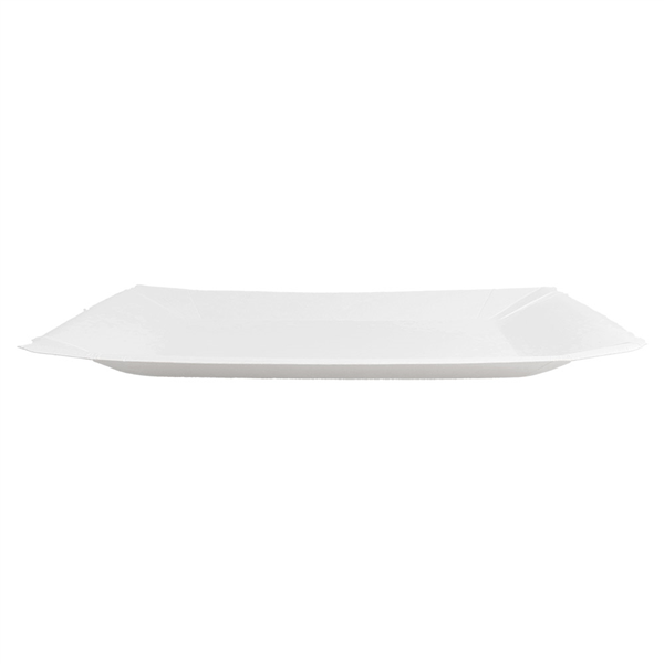 ASSIETTES CARRÉES  245 G/M2 23x23 CM BLANC CARTON (400 UNITÉ)