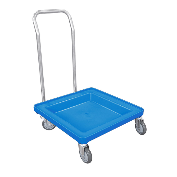 CHARIOT TRANSPORT POUR RACKS  54x54x81 CM BLEU PP (1 UNITÉ) - Garcia de Pou