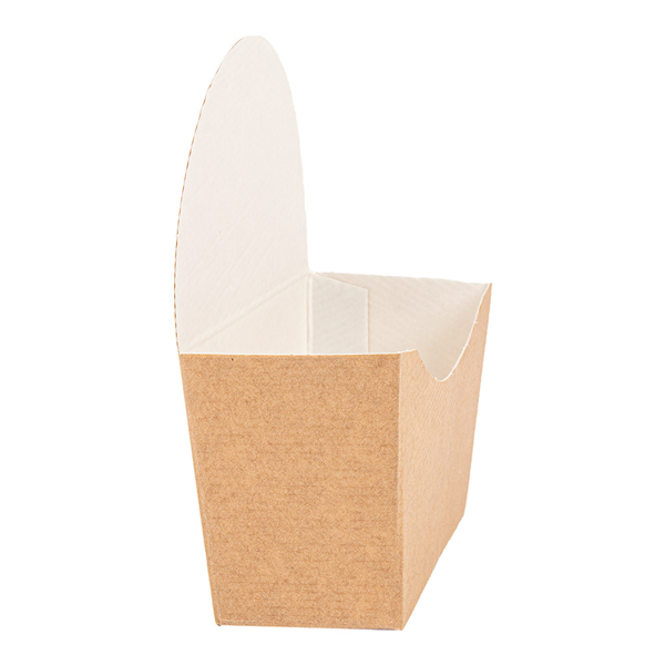 BOÎTES BAGEL SCOOP "THEPACK" 220 G/M2 12x4,5x12 CM MARRON CARTON ONDULÉ NANO-MICRO (1000 UNITÉ) - Garcia de Pou