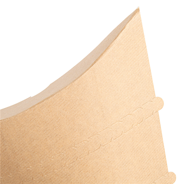 RÉCIPIENTS POUR CRÊPES "THEPACK" 220 G/M2 22,5x21,5x4 CM MARRON CARTON ONDULÉ NANO-MICRO (500 UNITÉ) - Garcia de Pou