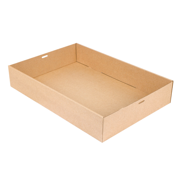 BOÎTES "TRAITEUR" XL  375 G/M2 45x31x8 CM NATUREL KRAFT (50 UNITÉ) - Garcia de Pou