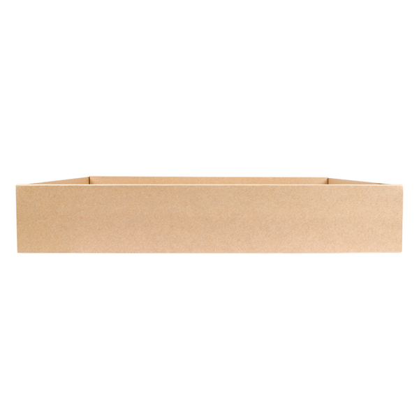 BOÎTES "TRAITEUR" XL  375 G/M2 45x31x8 CM NATUREL KRAFT (50 UNITÉ) - Garcia de Pou