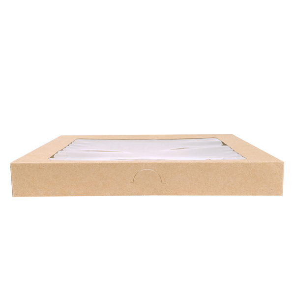 COUVERCLES POUR BOÎTES 253.14  300 G/M2 + PET 22,9x22,8x3 CM NATUREL KRAFT (100 UNITÉ) - Garcia de Pou