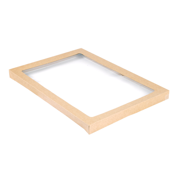 COUVERCLES POUR BOÎTES 253.17  300 G/M2 + PET 45,5x31,3x3 CM NATUREL KRAFT (50 UNITÉ) - Garcia de Pou