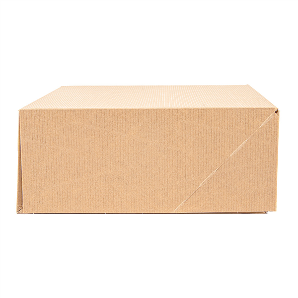 BOÎTES PATISSERIES SANS FENÊTRE "THEPACK" 240 G/M2 18x18x7,5 CM NATUREL CARTON ONDULÉ NANO-MICRO (200 UNITÉ) - Garcia de Pou