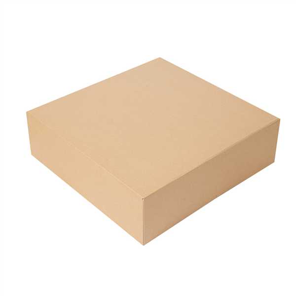 BOÎTES PATISSERIES SANS FENÊTRE "THEPACK" 240 G/M2 32x32x10 CM NATUREL CARTON ONDULÉ NANO-MICRO (100 UNITÉ) - Garcia de Pou