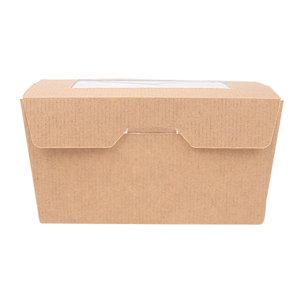 BOÎTES AVEC FENÊTRE "THEPACK" 780 ML 220 G/M2 + OPP 11,2x9x6,4 CM NATUREL CARTON ONDULÉ NANO-MICRO (300 UNITÉ) - Garcia de Pou