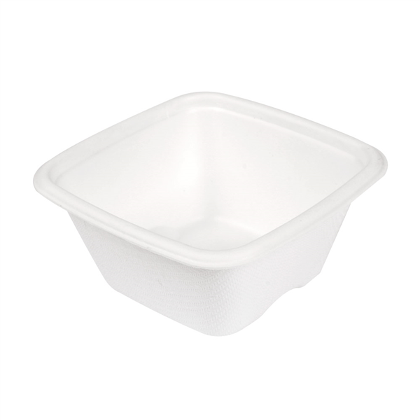 PETITS POTS "BIONIC" 100 ML 7,7x7,7x3,7 CM BLANC BAGASSE (600 UNITÉ) - Garcia de Pou