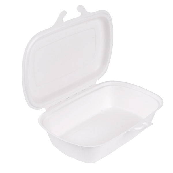 COQUILLES "BIONIC" 900 ML 22,4x14x6 CM BLANC BAGASSE (400 UNITÉ) - Garcia de Pou