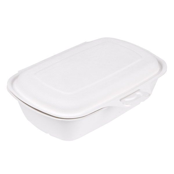 COQUILLES "BIONIC" 900 ML 22,4x14x6 CM BLANC BAGASSE (400 UNITÉ) - Garcia de Pou