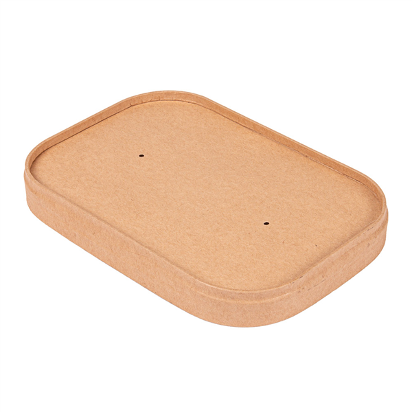 COUVERCLES POUR RÉCIPIENTS 254.33/34/35  330 + 30 PE G/M2 17,3x12,3x2 CM NATUREL KRAFT (300 UNITÉ) - Garcia de Pou