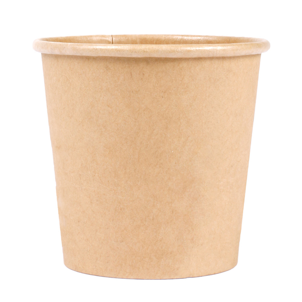 PETITS POTS 90 ML (3 oz) 210 + 18 PE G/M2 Ø6,15/4,55x5,8 CM MARRON CARTON (1000 UNITÉ) - Garcia de Pou