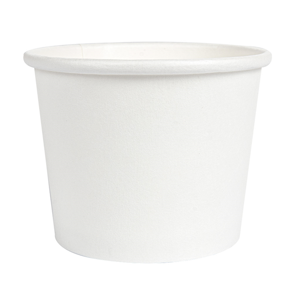 PETITS POTS 60 ML (2 oz) 210 + 18 PE G/M2 Ø6,15/4,75x4,8 CM BLANC CARTON (1000 UNITÉ) - Garcia de Pou