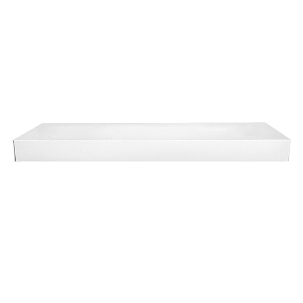 COUVERCLES SANS FENÊTRE POUR BOÎTES 254.65 "THEPACK" 250 G/M2 11x30x2 CM BLANC CARTON ONDULÉ NANO-MICRO (200 UNITÉ) - Garcia de Pou