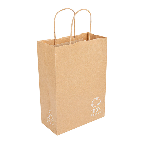 SACS SOS AVEC ANSES  80 G/M2 20+10x29 CM NATUREL KRAFT (250 UNITÉ) - Garcia de Pou